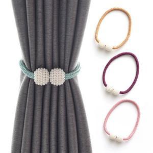 [HY643KI5_55]타이백 장식 커튼 집게 후사고리 자석