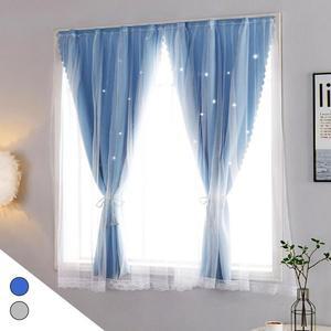 [XBGK1I2N_56]창문 차르르커튼 가림막 찍찍이 120X200