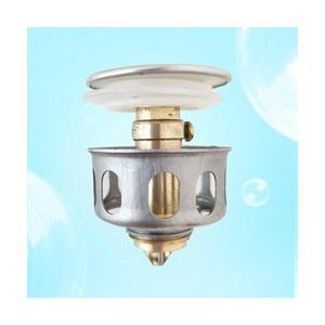 스텐 자동폽업 (물막이부속) 8142 /세면대마개 물마개 거름망 트랩