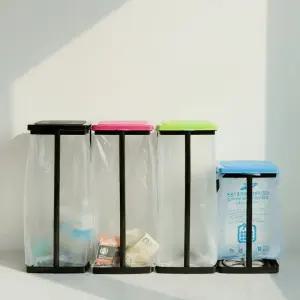 틴토블랙 재활용 분리수거 봉투 거치대 4P