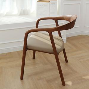 제우스 서재 회장실 고급 에쉬 원목 눈물의여왕 식탁의자