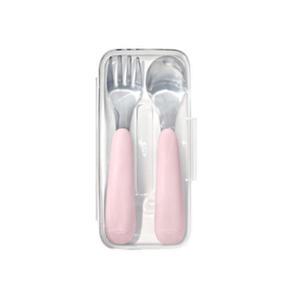 옥소 토트 유아용 스푼 포크 세트 유아식 -블러썸핑크