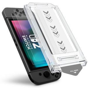 다이아큐브 닌텐도 스위치2 저반사 지문방지 9H 고경도 자동먼지제거 부착키트 강화유리 액정보호필름 2매