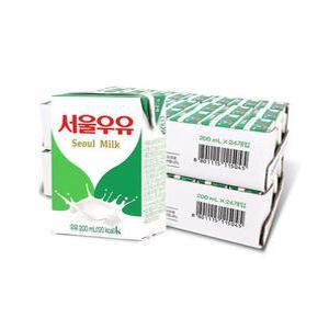 멸균우유 200ml 24입+24입 (2박스)