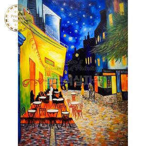 보석비즈십자수 테라스가있는 카페 반고흐 잼보석 대형