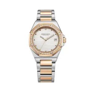 [롯데백화점]마션틴트(잡화) [로만손] 오디에 옥타고논 스톤베젤 DIA 여성 메탈시계 RWRMQL5BS003CRWH0