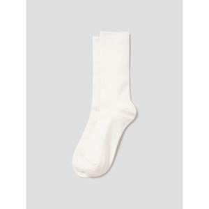 [에잇세컨즈] 멜란 골지 양말 - 화이트 (1956KTWYK1)