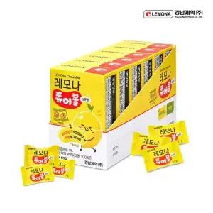 경남제약 레모나 쮸어블 키즈 37g x 6개 비타민C 레몬맛 60정 (222g)