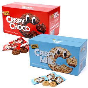 미니 크리스피 초코링 700g + 미니 크리스피 밀크링 700g 미니오트 대용량 사무실간식 오트밀 (10/15일 출고)