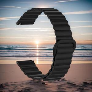 삼성 갤럭시 워치 7 FE 6 5 4 40/44mm 클래식 5Pro, 화웨이 GT5 46MM용 20MM 마그네틱 실리콘 스트랩