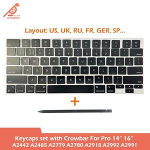 노트북 A2442 A2485 A2779 A2780 A2918 A2992 A2991 키캡 키 Macbook Pro M1 M2 M3 14 