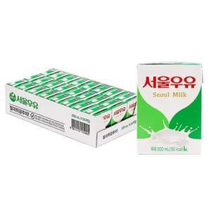 서울우유 멸균우유 200mlx24개