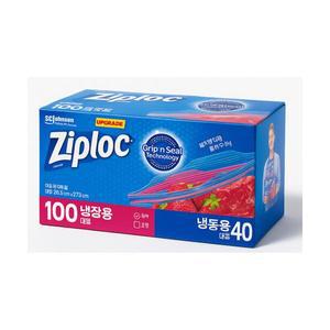 지퍼백 대형 140매 (냉장용 100매+냉동용40매) 세트
