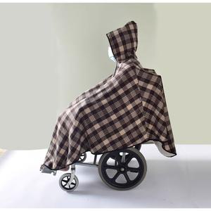 휠체어 담요 요양원 보온 후드 파랑 무릎 워머 어르신 외출 환자용 스탠다드 이불