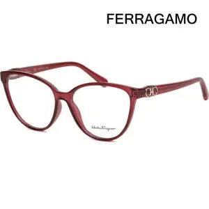 안경테 SF2901 612 패션 캣아이 투명 레드 명품 데일리