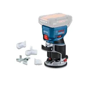 보쉬 GKF18V-8 충전 루터 트리머 베어툴 집진 어댑터 포함