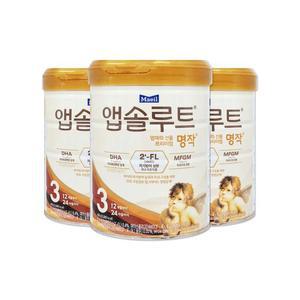 매일유업 앱솔루트 명작 2FL 3단계 800g 3개/mjc