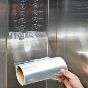 엘리베이터 필름 승강기 투명 소독 스티커 향균 손잡이 위생필름 점착 PVC 접착식 보호 위