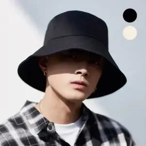 빅사이즈 챙넓은 남자 버킷햇 여성 벙거지 모자 챙8cm (WFJ1LUQ)