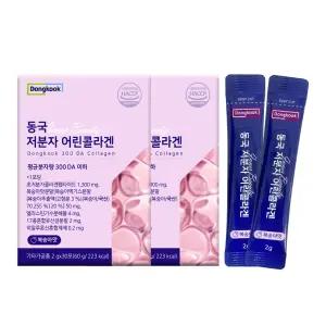 동국 저분자 어린콜라겐 복숭아맛 유산균 비타민C, 60g, 2박스