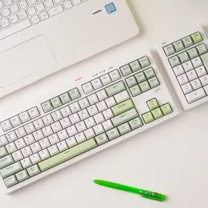 지클릭커 오피스프로 사일런스M 멀티포지션 WK87+NK21 넘버키패드 풀배열 방수 무선 키보드 그린위치 RC1
