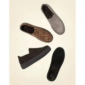 [한정수량]라그라치아 레더 양모 블렌디드 클레그 슬립온 LG007