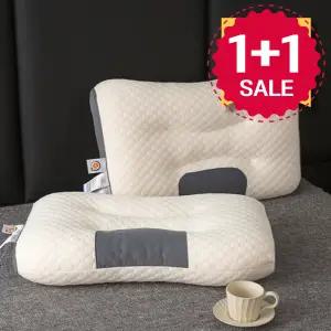 (1*1 무료배달) 경추베개 푹신한 꿀잠 부드러운 편한 베 개 목이편한 호텔베개