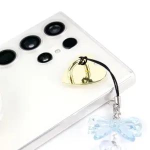 겔타입 단단한고정 핸드폰키링재료 폰꾸 핸드폰부착고리 하트 골드 (WFJ0XRH)