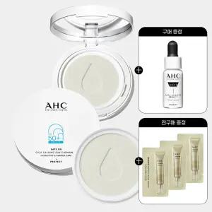 AHC 세이프온 시카 카밍 선쿠션 본품25g+리필 25g 2개+(GIFT)프로샷 세럼 5ml+전구매 샤쉐