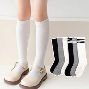 어린이 반스타킹 1켤레 어린이니삭스 아동반장 양말 세줄 베이직 아동양말 유아양말 어린이양말 아동니삭스