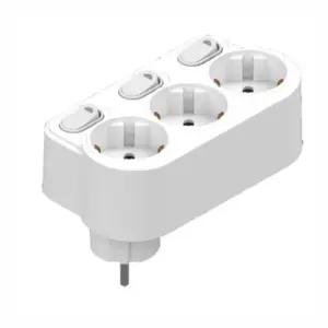 회전탭 개별스위치 3구 전원스위치 콘센트 멀티콘센트 멀티탭 무선 회전형 선없는 국산 안전 난연 접지 절전 일자형