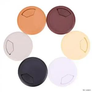 데스크홀커버 50mm 블랙 전선캡 홀커버 마개 뚜껑