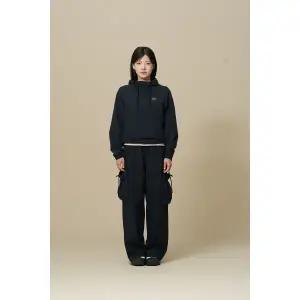 [롯데백화점]비비씨어스 BE43PC11W160 여성 우먼 스트링 브러쉬드 카고 팬츠 (블랙)