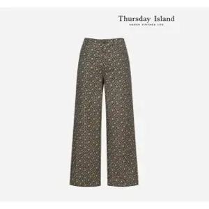 [써스데이아일랜드][Thursday Island] 플라워 패턴 팬츠(T236MPT139W)