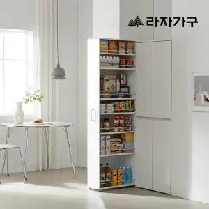 라자가구 벨라 높은 트롤리 냉장고 틈새 수납장 200/300