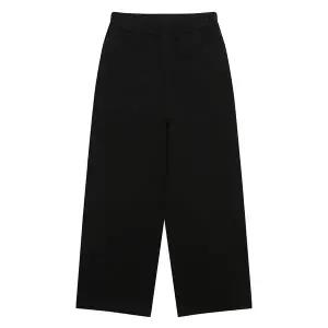 [에꼴리에] 여자 겨울이월 벨로아 본딩 와이드 바지(23D0251)