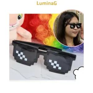 촬영 소품 사각 픽셀 선글라스 웃긴 코믹 안경 특이한 파티 썬글라스 인싸템 사진 색안경