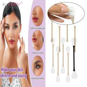 12 즉각적인 얼굴 리프팅 스티커    V라인 페이스 마스크  눈가  턱선 스킨케어 도구  당김끈 패치  탄력