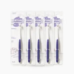 정글몬스터 초극세사모 칫솔 덴티소프트 S 5개입