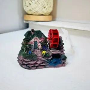 고품질 786 물레방아 미니 장식 JL 어항 수족관장식품 어항꾸미기 어항장식품 물레방아장식 (WFJEZFU)