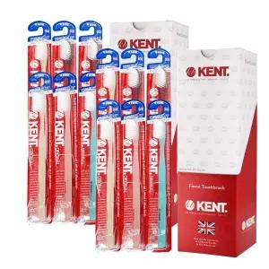 켄트칫솔 교정 칫솔 치과칫솔 부드러운 클래식 미세모 칫솔 12개입