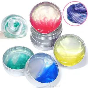 투톤 아이스 퍼티 슬라임 랜덤1개 펄 촉감 놀이 액괴 완구