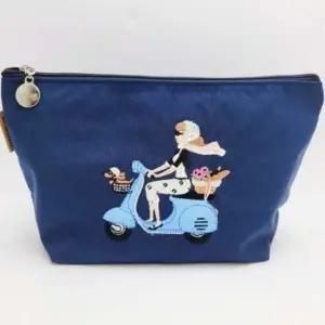 [애슬릿] 지퍼 파우치 천 귀여운 예쁜 미니 메이크업 나일론