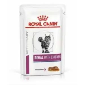 로얄캐닌 캣 레날 위드 치킨 파우치 85g X 6개