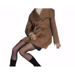 빈폴레이디스 [빈폴레이디스] [B. my] 울 혼방 핸드메이드 벨티드 코트 카멜 (BF4X30N01B)