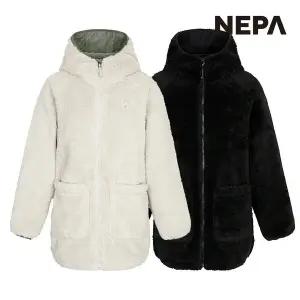 [네파] 여성 토스티 에코 롱 플리스자켓(루즈핏) 7J86167