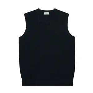 [롯데백화점]카브리니 파크랜드(오스틴리드) 네이비 방모 v넥 풀오버 베스트 AWP24301