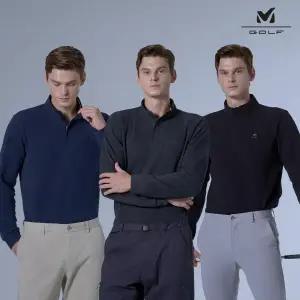 25FW 밀레골프 남성 하프집업 3종세트