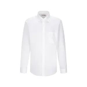 [듀퐁] 사틴 솔리드 161 비즈니스 셔츠 화이트 SE4FM11LS161SWH