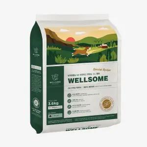 웰썸 그레인프리 강아지 인섹트 관절 곤충사료 관절건강, 3.6kg,